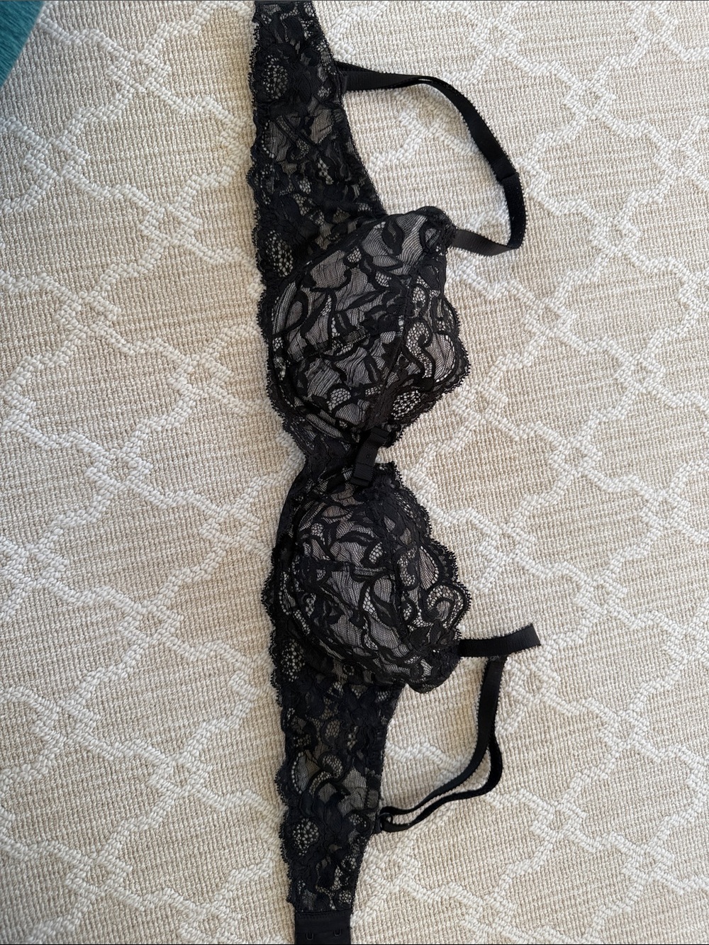 Victoria's Secret Black Lace Underwire Bra
